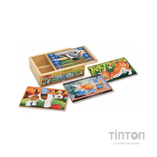 Пазл Melissa&Doug З тваринами (MD3790) Дерев'яна яний пазл