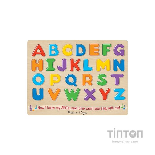Пазл Melissa&Doug Звуковий англійський "Алфавіт" (MD340)