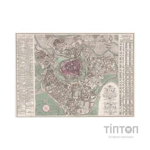 Пазл Piatnik Мапа Відня 1824 року, 1000 елементів (PT-559440)