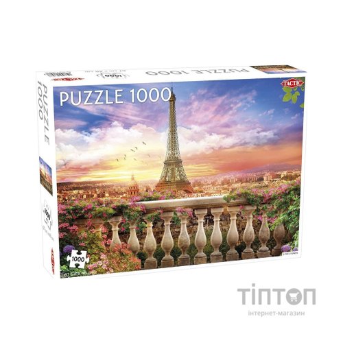 Пазл Tactic Ейфелева вежа 1000 елементів (56628)