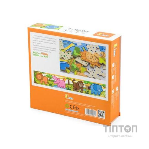Пазл Viga Toys Джунглі, 48 елементів (50068)