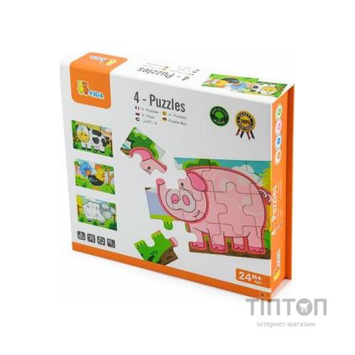 Пазл Viga Toys Ферма, 48 елементів (50069)