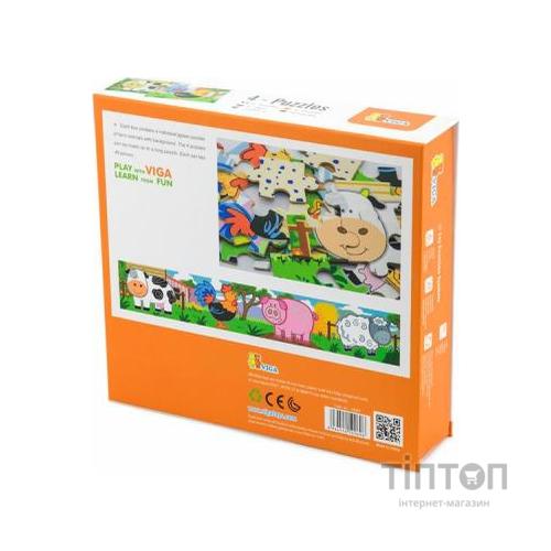 Пазл Viga Toys Ферма, 48 елементів (50069)