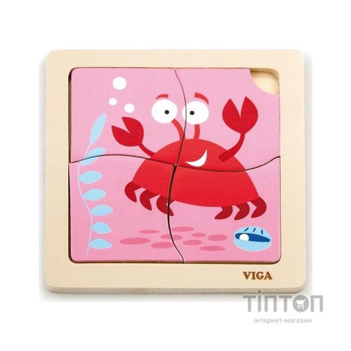 Пазл Viga Toys Краб (50146)