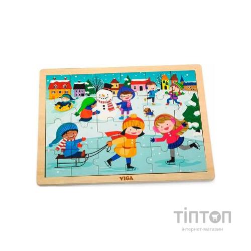 Пазл Viga Toys Пори року. Зима (51272)