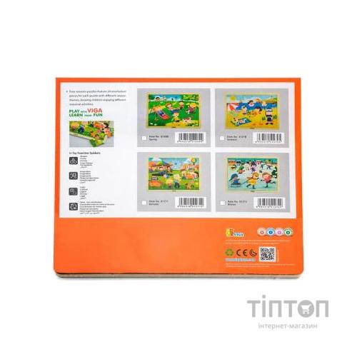 Пазл Viga Toys Пори року. Зима (51272)