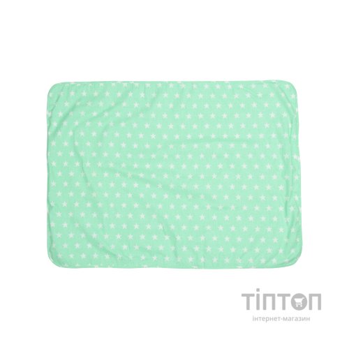 Пелюшки для малюків Еко Пупс Eco Cotton непромокаюча двостороння 65 х 90 см ментол Зірочки (EPG10N-6590zk)