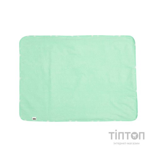 Пелюшки для малюків Еко Пупс Eco Cotton непромокаюча двостороння 65 х 90 см ментол Зірочки (EPG10N-6590zk)