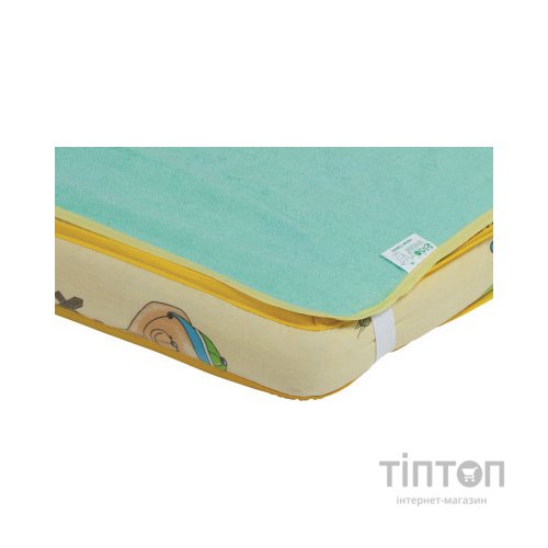 Пелюшки для малюків Еко Пупс наматрацник 2 в 1 Classic 60 х 80 см Зелений (КНАМ6080з)