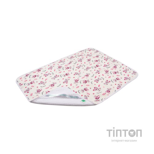 Пелюшки для малюків Еко Пупс Soft Touch Premium непромокаюча двостороння 50 х 70 см щасливе ведмежа (EPG07W-5070hb)