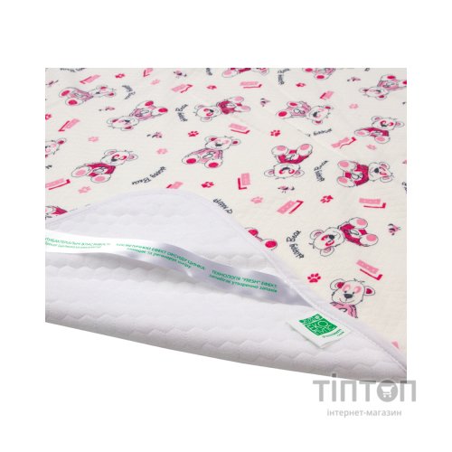 Пелюшки для малюків Еко Пупс Soft Touch Premium непромокаюча двостороння 50 х 70 см щасливе ведмежа (EPG07W-5070hb)