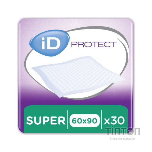 Пелюшки для малюків ID Proteсt Super 90 x 60 см. 30 шт. (5411416047940/5414874004074)