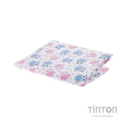 Пелюшки для малюків Lionelo 55 x 70 см блакитні/рожеві сови (A0254)