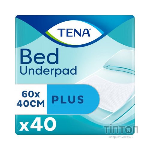 Пелюшки для малюків Tena Bed Plus 40x60 см 40 шт (7322540728859)