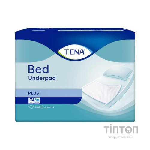 Пелюшки для малюків Tena Bed Plus 40x60 см 40 шт (7322540728859)