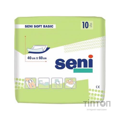 Пелюшки для немовлят Seni Soft Basic 40х60 см 10 шт (5900516692445)