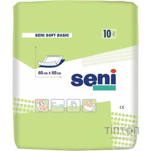 Пелюшки для немовлят Seni Soft Basic 60х60 см 10 шт (5900516692452)