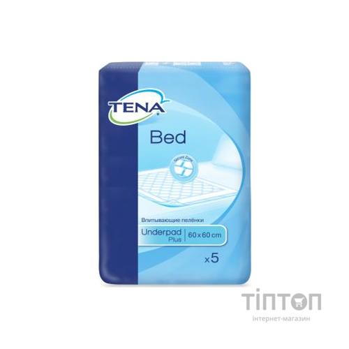 Пелюшки для немовлят Tena Bed Plus 60х60 см, 5шт (7322540247893)