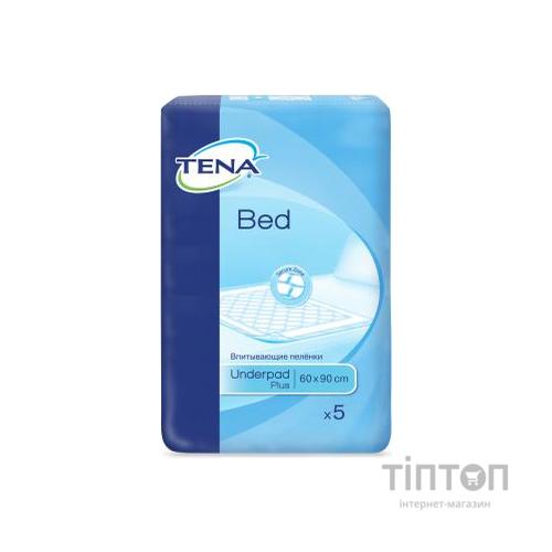 Пелюшки для немовлят Tena Bed Plus 60х90 см 5 шт (7322540247879)
