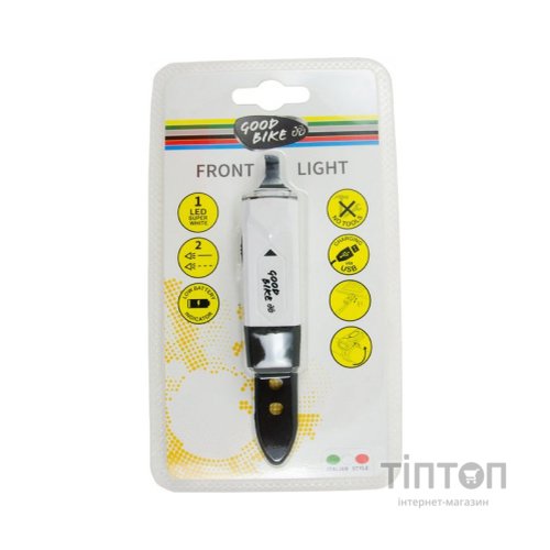 Передня велофара Good Bike 1 LED (94304-IS)
