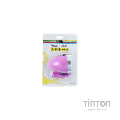 Передня велофара Good Bike RETRO STYLE 3 LED Pink (94315P-IS)