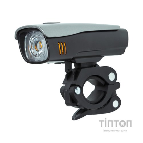 Передня велофара HiSmart 300 люмен, LED, USB, IPX5 (HS081492)