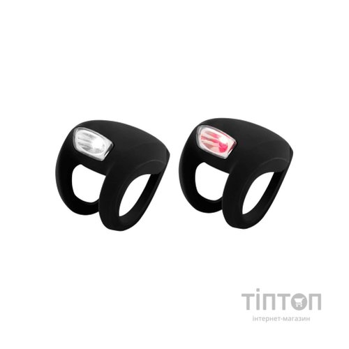 Передня велофара Knog Frog Strobe Front 8,5 Lumens Black (11920)