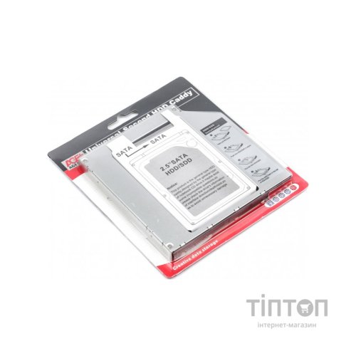 Перехідник AgeStar SSMR2S для установки HDD/SSD у відсік приводу ноутбука