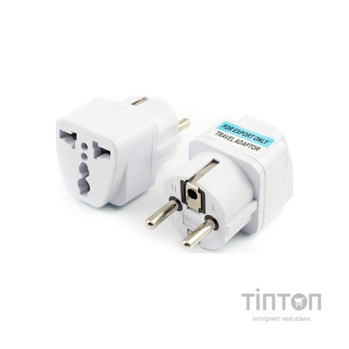 Перехідник Atcom UK/US-розетка - Евро-вилка (17441)