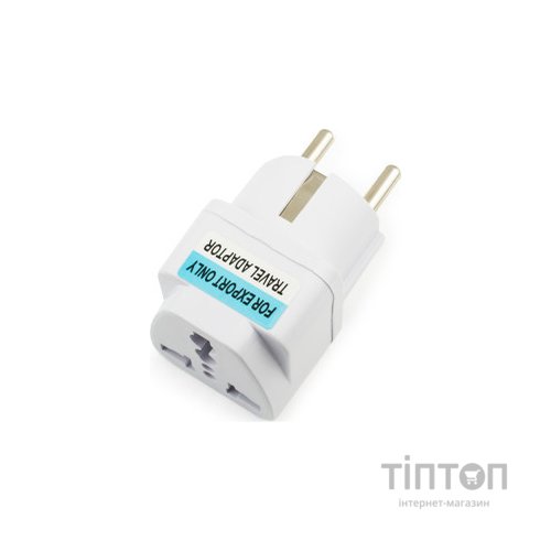 Перехідник Atcom UK/US-розетка - Евро-вилка (17441)