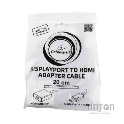 Перехідник Cablexpert DisplayPort to HDMI (A-DPM-HDMIF-002-W)