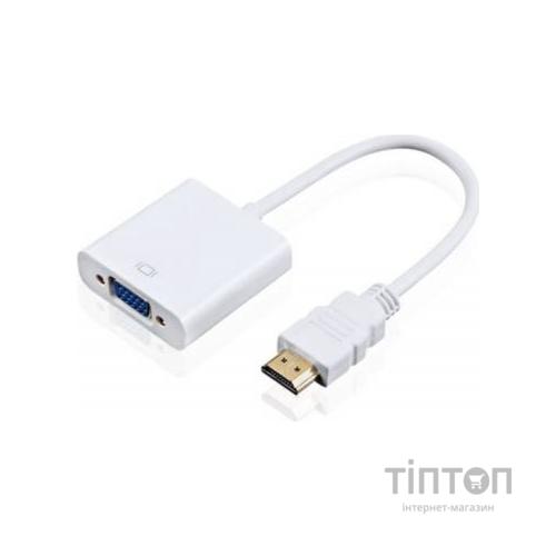 Перехідник HDMI M to VGA F ST-Lab (U-990 white)