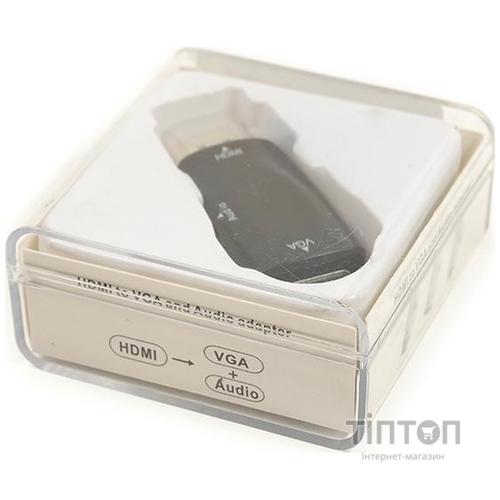 Перехідник HDMI to VGA 0.5m PowerPlant (CA910267)