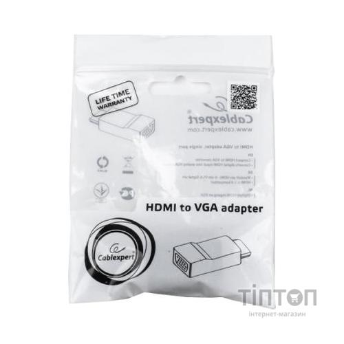 Перехідник HDMI to VGA Cablexpert (A-HDMI-VGA-001)