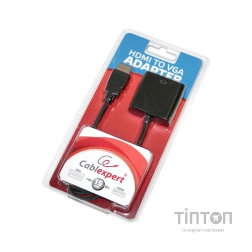 Перехідник HDMI to VGA Cablexpert (B-HDMI-VGA-03)