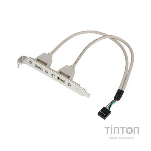 Перехідник косичка (для системної плати), 2xUSB 2.0 Atcom (15257)