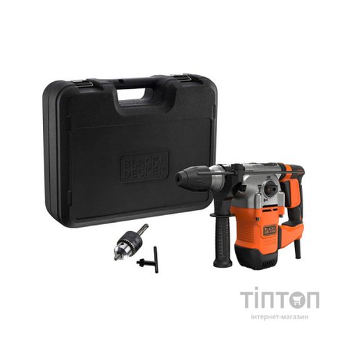 Перфоратор Black&Decker SDS-Plus, 1250 Вт, 4.4 Дж (BEHS03K)