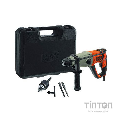 Перфоратор Black&Decker SDS-Plus, 800 Вт, 3.4 Дж (BEHS02K)