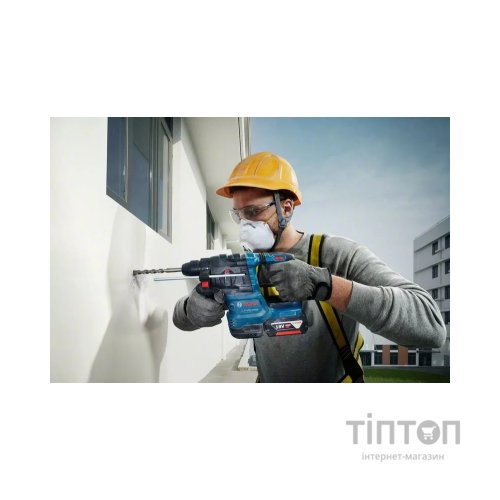 Перфоратор Bosch GBH 185-LI, 18В, SDS-Plus, 1.9Дж, безщітковий, 2х4.0Ah (0.611.924.021)