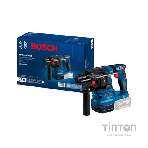 Перфоратор Bosch GBH 185-LI, 18В, SDS-Plus, 1.9Дж, безщітковий (без АКБ та ЗП) (0.611.924.020)