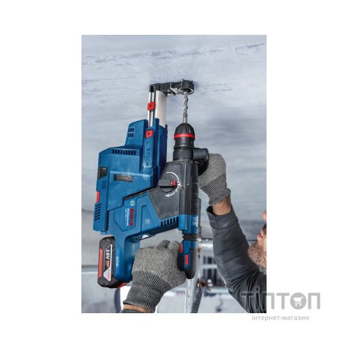 Перфоратор Bosch GBH 187-LI ONE Chuck, 2*5Ah, 2.4 Дж, 980 об/хв, 2.9 кг (0.611.923.121)