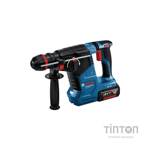 Перфоратор Bosch GBH 187-LI ONE Chuck, 2*5Ah, 2.4 Дж, 980 об/хв, 2.9 кг (0.611.923.121)