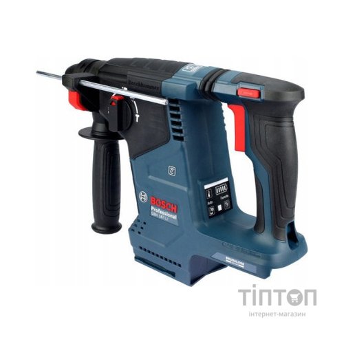 Перфоратор Bosch GBH 187-LI, патрон SDS-plus 24мм, 18В 1х5Аг, 2.4Дж, 3 режими, 980об/хв (0.611.923.022)