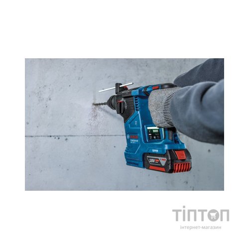 Перфоратор Bosch GBH 187-LI Professional 2*18 В 5 Аг, SDS-Plus, 2.4 Дж, 980 об/х (0.611.923.021)