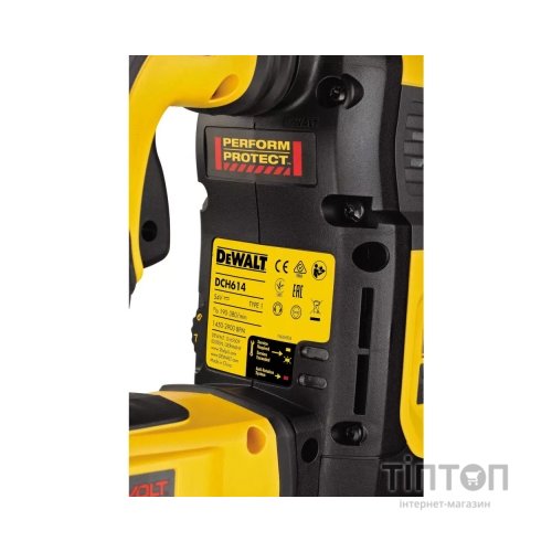 Перфоратор DeWALT безщітковий, SDS-Plus, 18 В, 2.6 Дж, 3 реж. кейс (DCH614N)