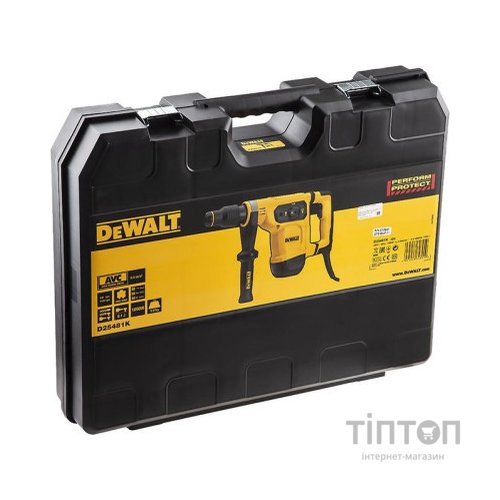 Перфоратор DeWALT SDS-MAX, 1050 Вт, 6.1 Дж (D25481K)
