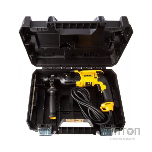 Перфоратор DeWALT SDS-Plus, 800 Вт, 2.6 Дж (D25133K)