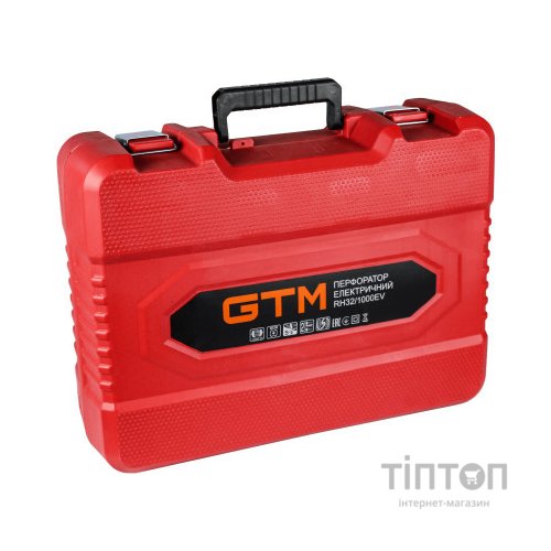 Перфоратор GTM RH32/1000EV 1050Вт, 0-820об/хв, 5Дж (RH32/1000EV)