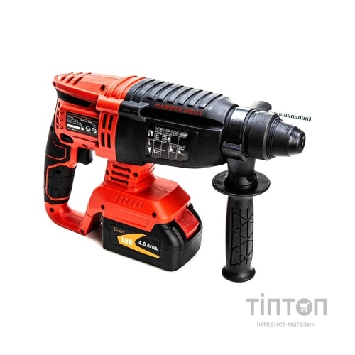 Перфоратор GTM RHC18/26BL, 18В, 2,5Дж, 0-1000об/хв 2x4Ah, кейс (RHC18/26BL)