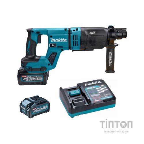 Перфоратор Makita HR007GM201 XGT, 40 V Max, 28мм, (HR007GM201)